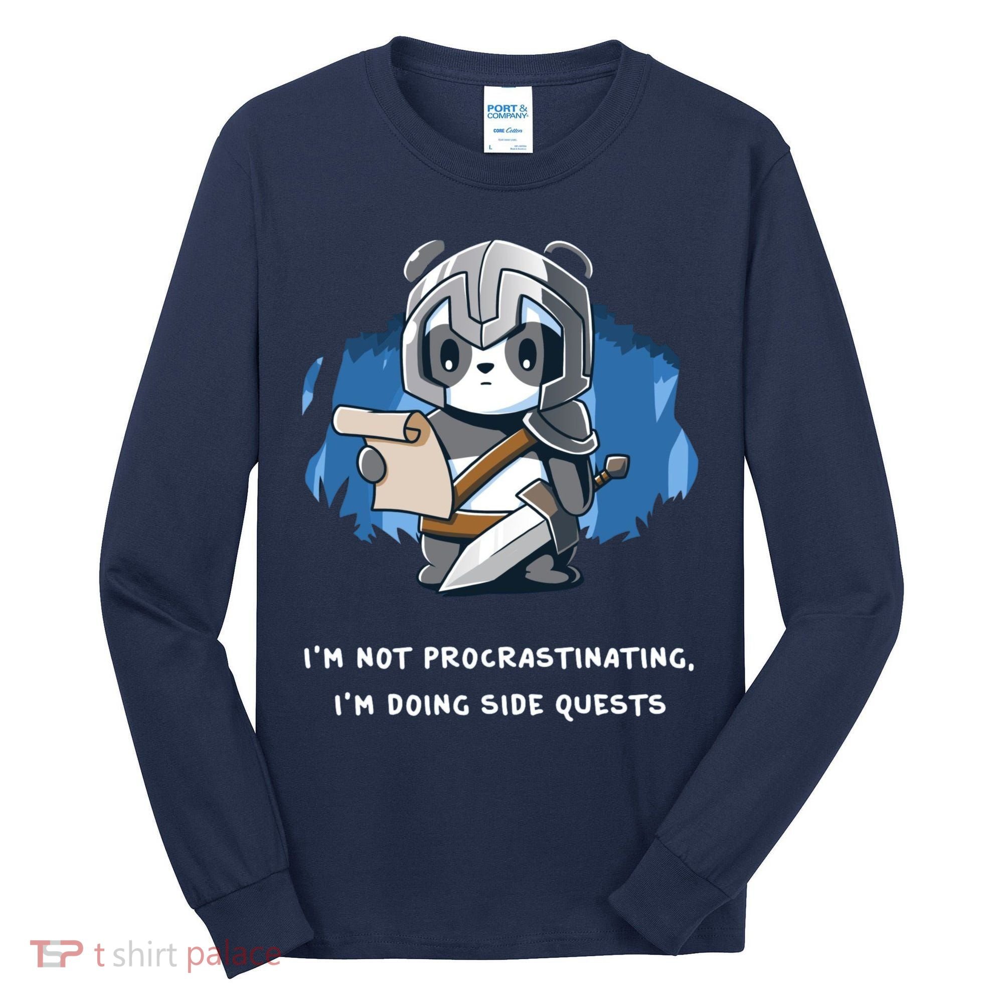I'm Not Procrastinating I'm Doing Side Quests Tall Long Sleeve Shirt