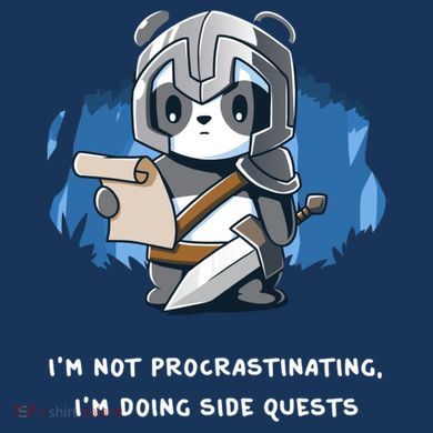I'm Not Procrastinating I'm Doing Side Quests Tall Long Sleeve Shirt