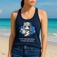 I'm Not Procrastinating I'm Doing Side Quests Women's Tank Top thumb 2