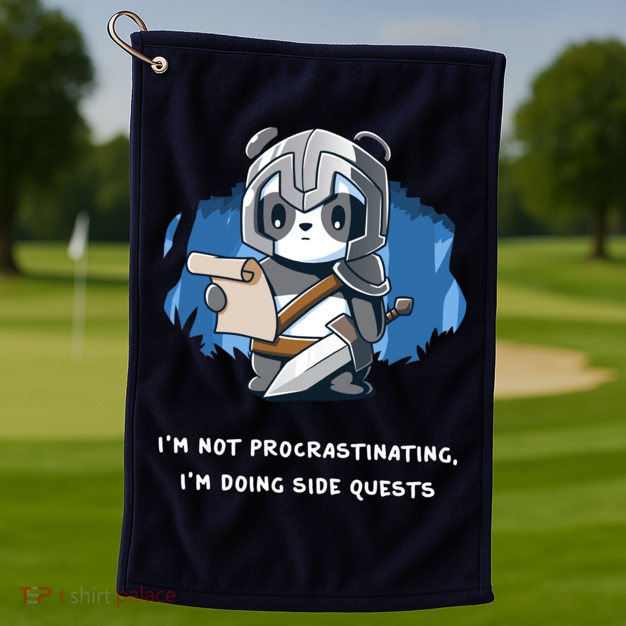 I'm Not Procrastinating I'm Doing Side Quests Golf Towel