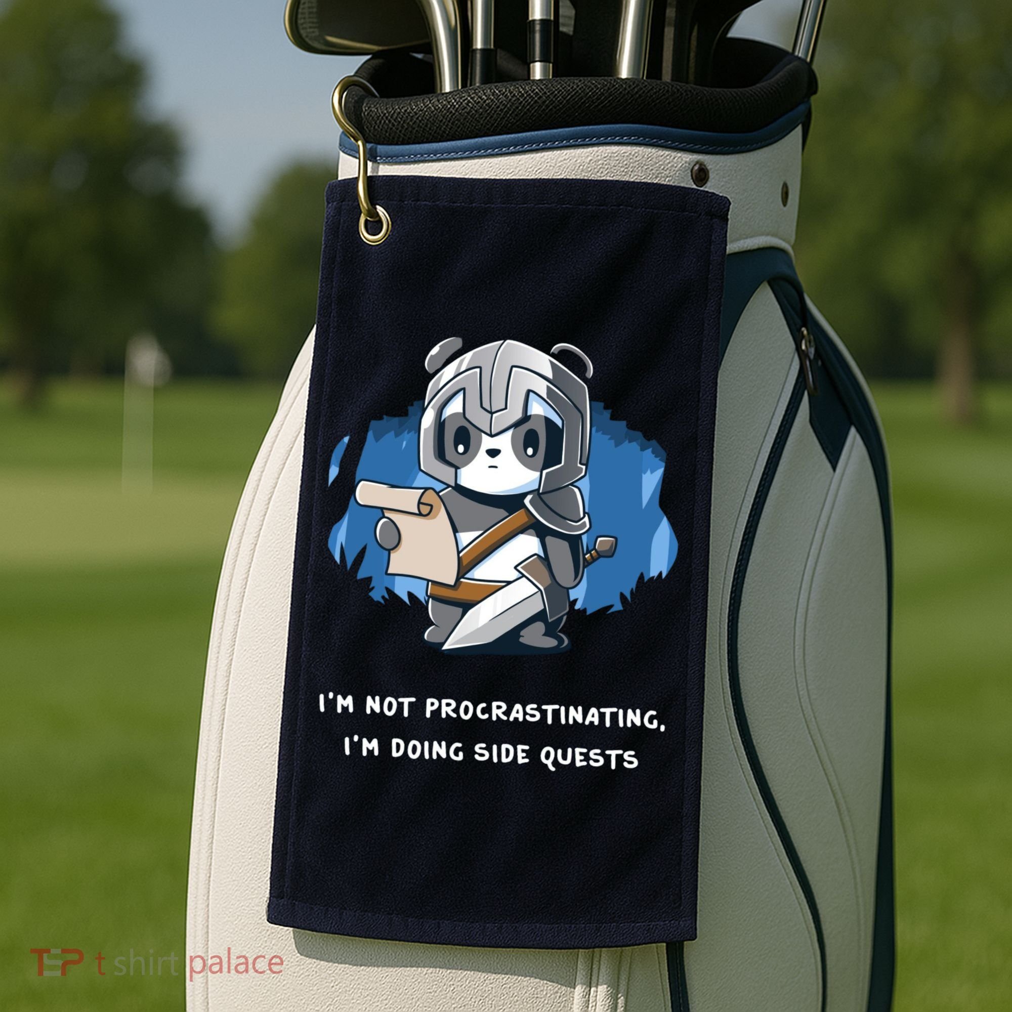 I'm Not Procrastinating I'm Doing Side Quests Golf Towel