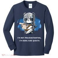 I'm Not Procrastinating I'm Doing Side Quests Kids Long Sleeve Shirt thumb 0