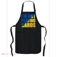 Im Not Playing Cards Zelensky Quote Support Pro Ukraine Apron thumb 0
