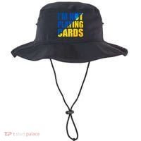 Im Not Playing Cards Zelensky Quote Support Pro Ukraine Bucket Hat thumb 0