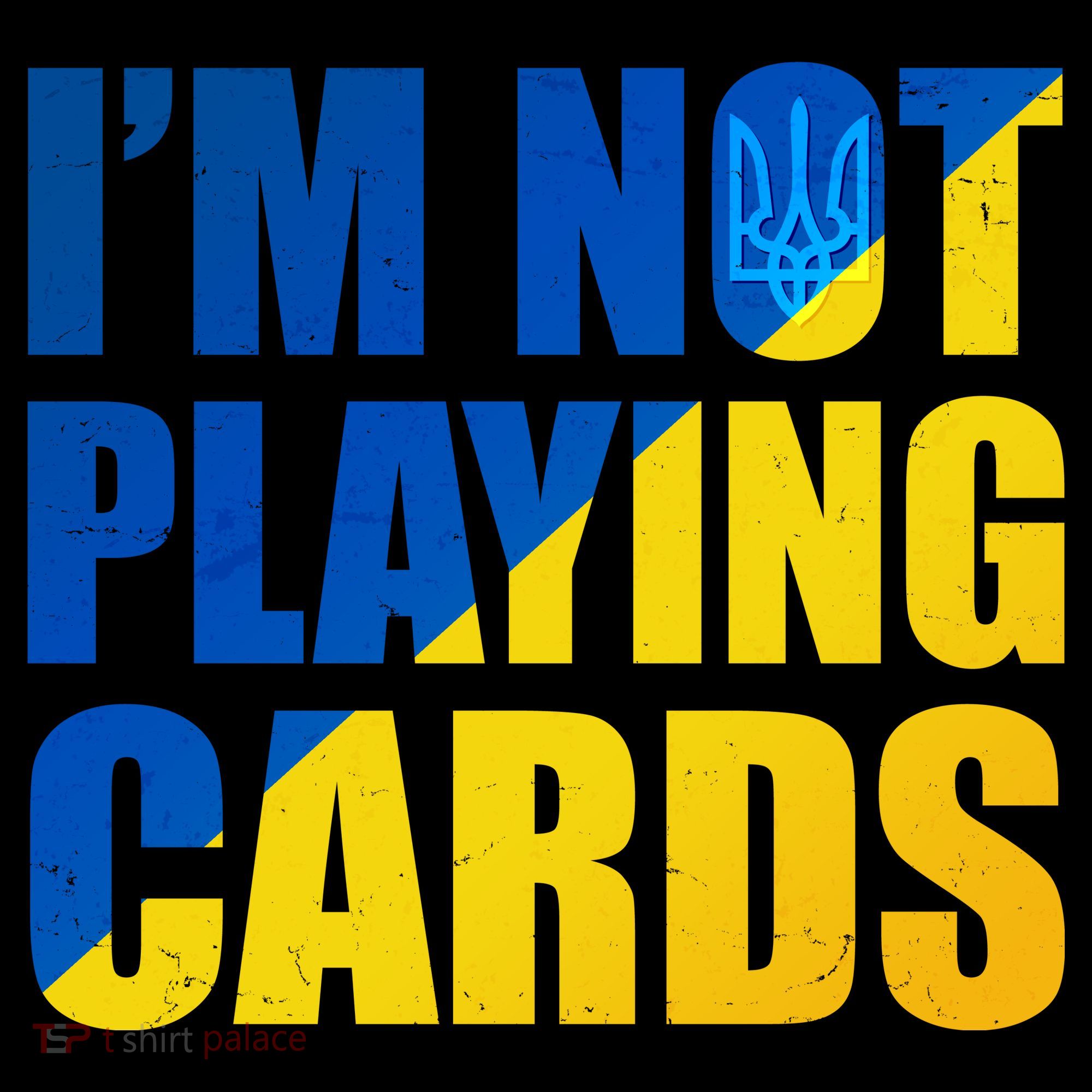 Im Not Playing Cards Zelensky Quote Support Pro Ukraine Coffee Mug