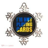 Im Not Playing Cards Zelensky Quote Support Pro Ukraine Ornament thumb 0