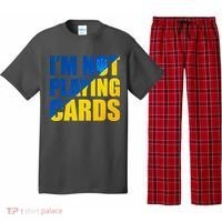 Im Not Playing Cards Zelensky Quote Support Pro Ukraine Pajama Set thumb 0