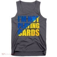 Im Not Playing Cards Zelensky Quote Support Pro Ukraine Tank Top thumb 0