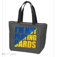 Im Not Playing Cards Zelensky Quote Support Pro Ukraine Tote Bag thumb 3