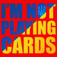 Im Not Playing Cards Zelensky Quote Support Pro Ukraine Santa Hat thumb 1