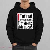 I'm not procrastinating I'm doing side quests Hoodie thumb 0