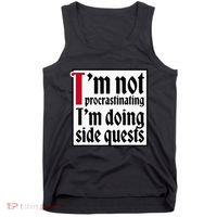 I'm not procrastinating I'm doing side quests Tank Top thumb 0
