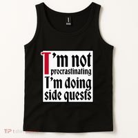 I'm not procrastinating I'm doing side quests Tank Top thumb 2