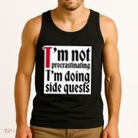 I'm not procrastinating I'm doing side quests Tank Top thumb 3