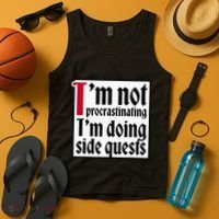 I'm not procrastinating I'm doing side quests Tank Top thumb 4