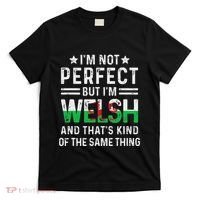 IM Not Perfect But IM Welsh Pride Wales Family Heritage T-Shirt thumb 0