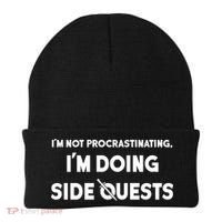I'm Not Procrastinating I'm Doing Side Quests Gamer Beanie thumb 0
