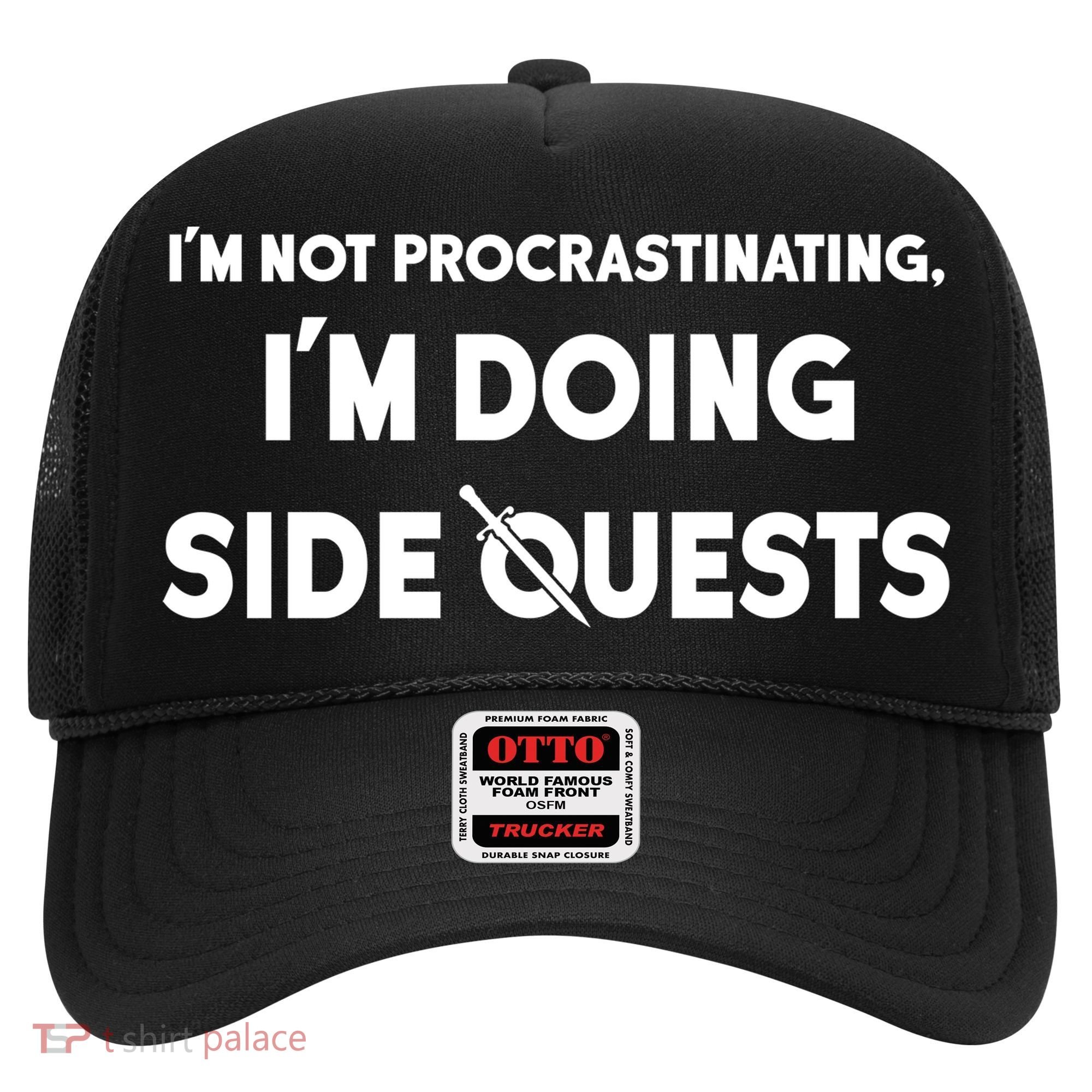 I'm Not Procrastinating I'm Doing Side Quests Gamer Hat
