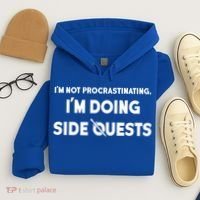 I'm Not Procrastinating I'm Doing Side Quests Gamer Hoodie thumb 4