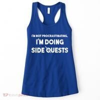 I'm Not Procrastinating I'm Doing Side Quests Gamer Women's Tank Top thumb 0