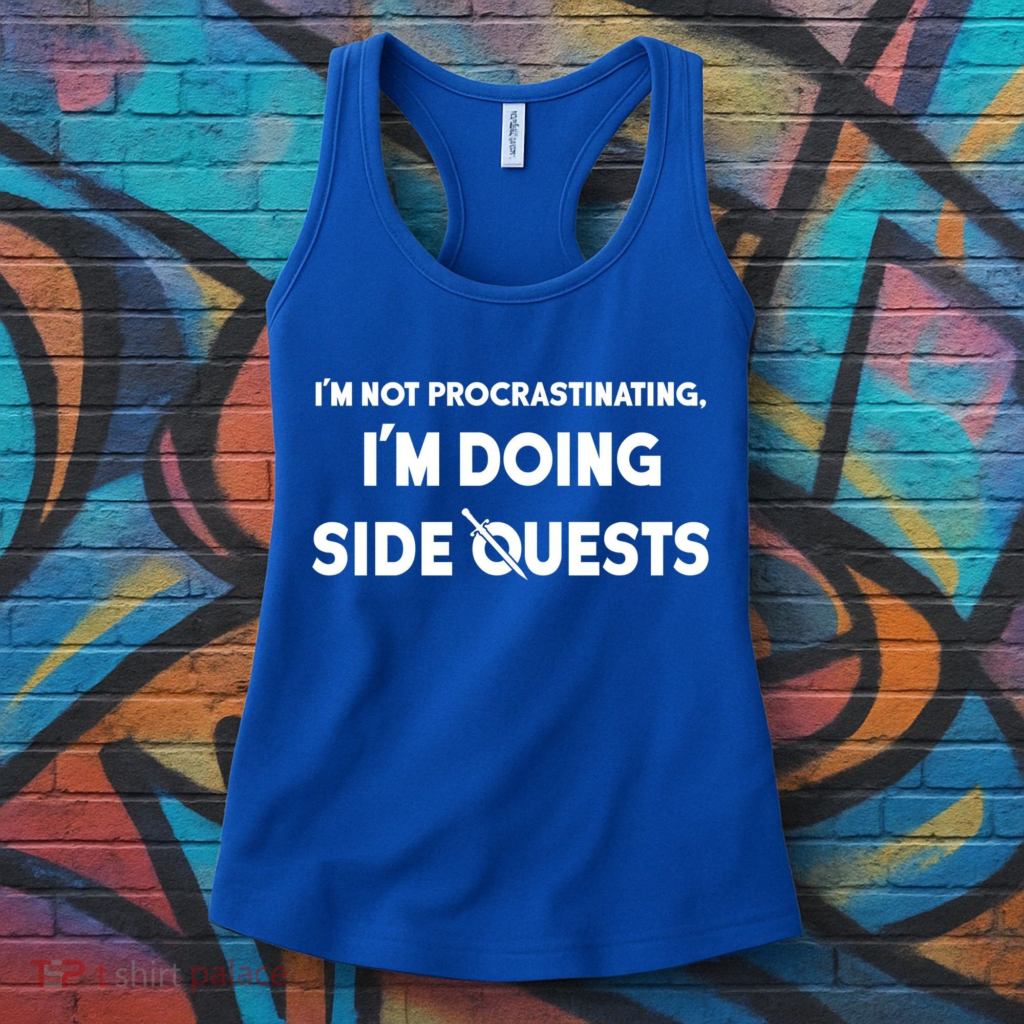 I'm Not Procrastinating I'm Doing Side Quests Gamer Women's Tank Top