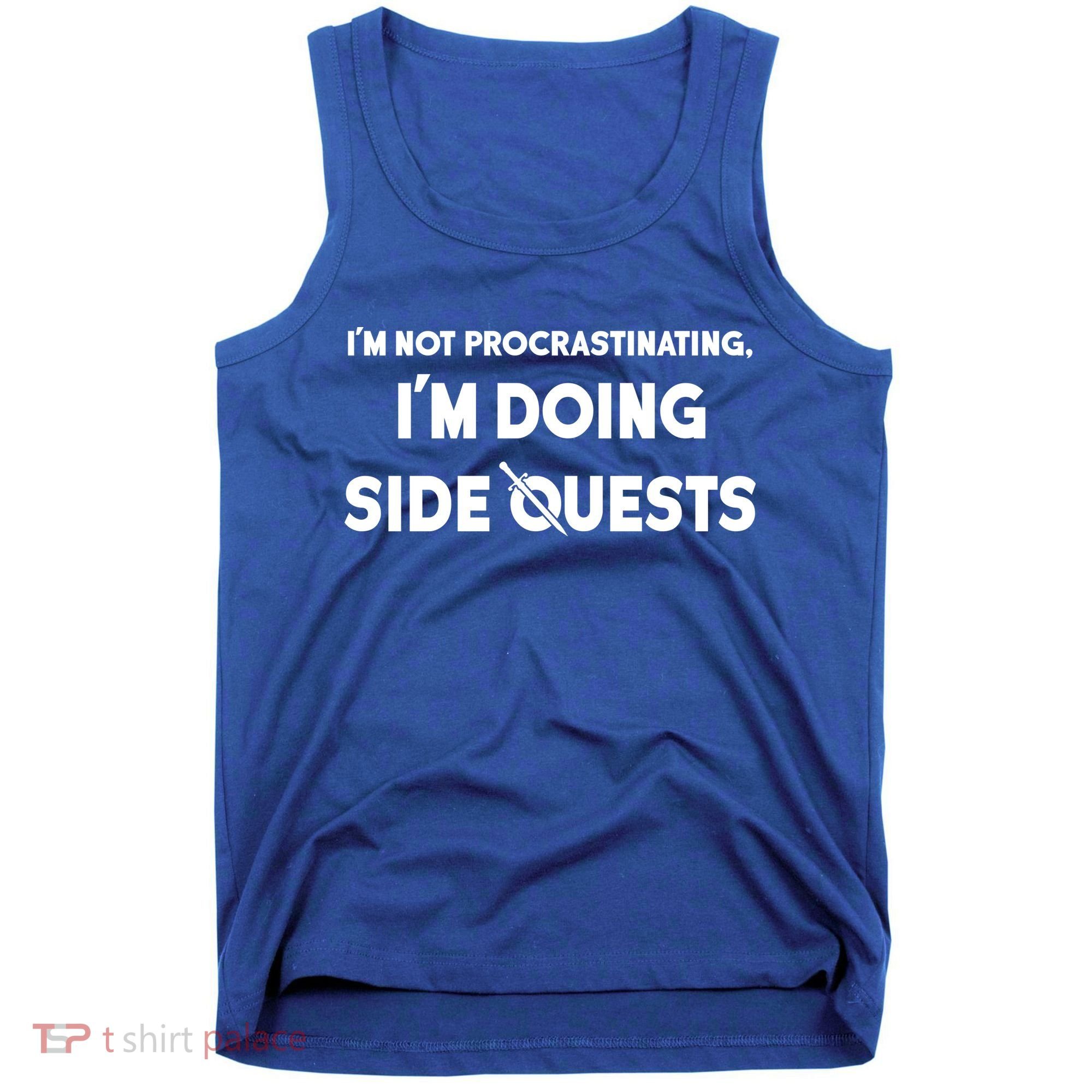 I'm Not Procrastinating I'm Doing Side Quests Gamer Tank Top