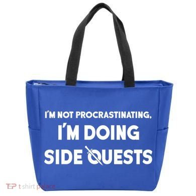 I'm Not Procrastinating I'm Doing Side Quests Gamer Tote Bag