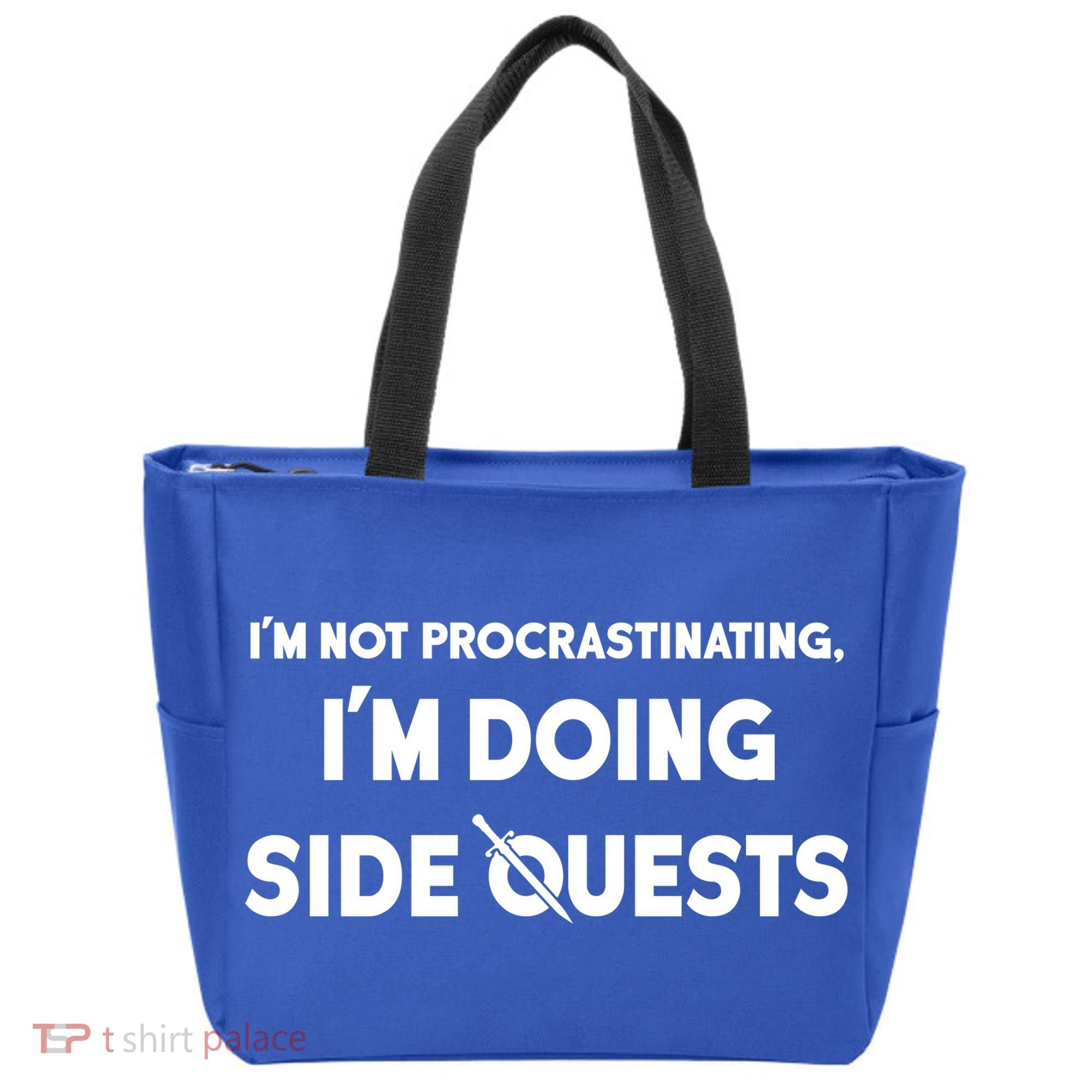 I'm Not Procrastinating I'm Doing Side Quests Gamer Tote Bag
