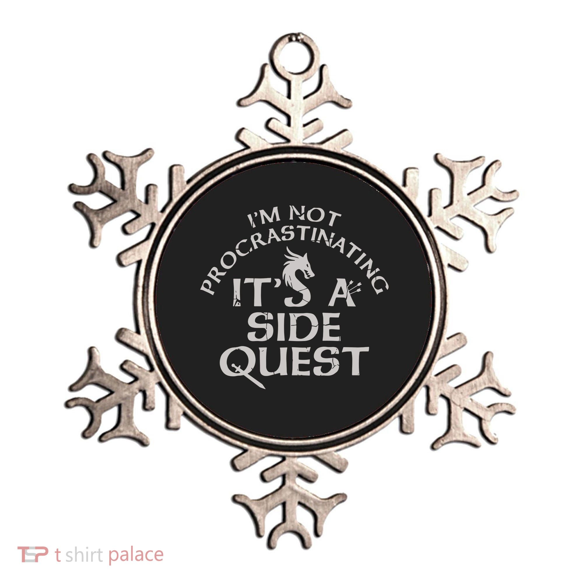 I'm Not Procrastinating, It's A Side Quest Ornament