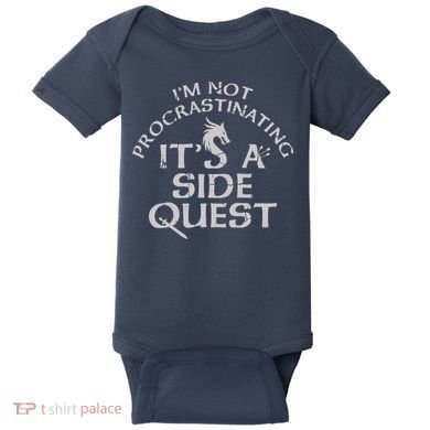 I'm Not Procrastinating, It's A Side Quest Baby Bodysuit