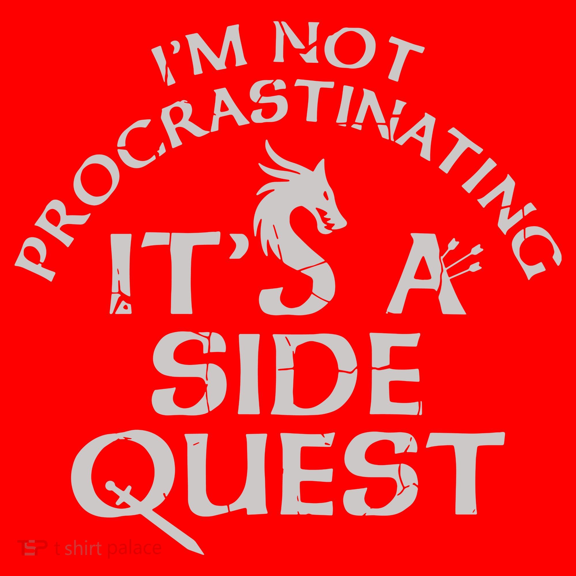 I'm Not Procrastinating, It's A Side Quest Santa Hat