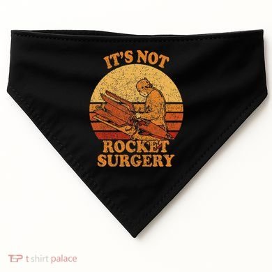 Its Not Rocket Surgery Retro Surgeon Rocket Scientist USA-Made Doggie Bandana