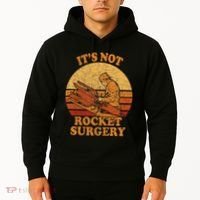 Its Not Rocket Surgery Retro Surgeon Rocket Scientist Hoodie thumb 2