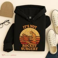 Its Not Rocket Surgery Retro Surgeon Rocket Scientist Hoodie thumb 4