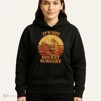 Its Not Rocket Surgery Retro Surgeon Rocket Scientist Hoodie thumb 5