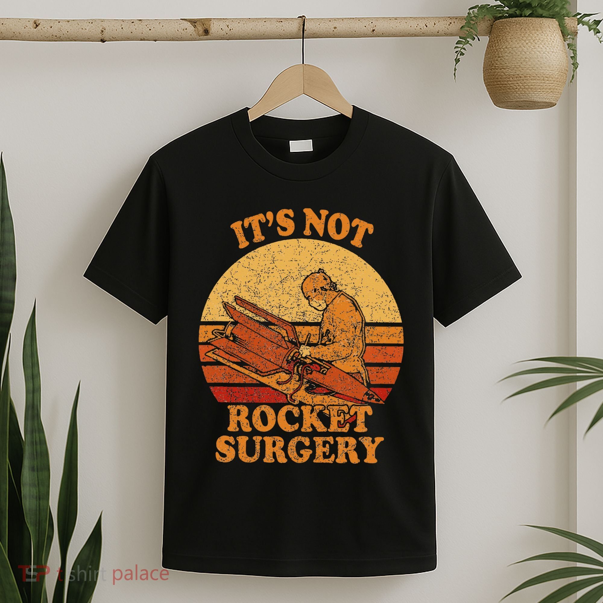 Its Not Rocket Surgery Retro Surgeon Rocket Scientist T-Shirt