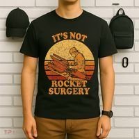 Its Not Rocket Surgery Retro Surgeon Rocket Scientist T-Shirt thumb 6