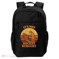Its Not Rocket Surgery Retro Surgeon Rocket Scientist Backpack thumb 0