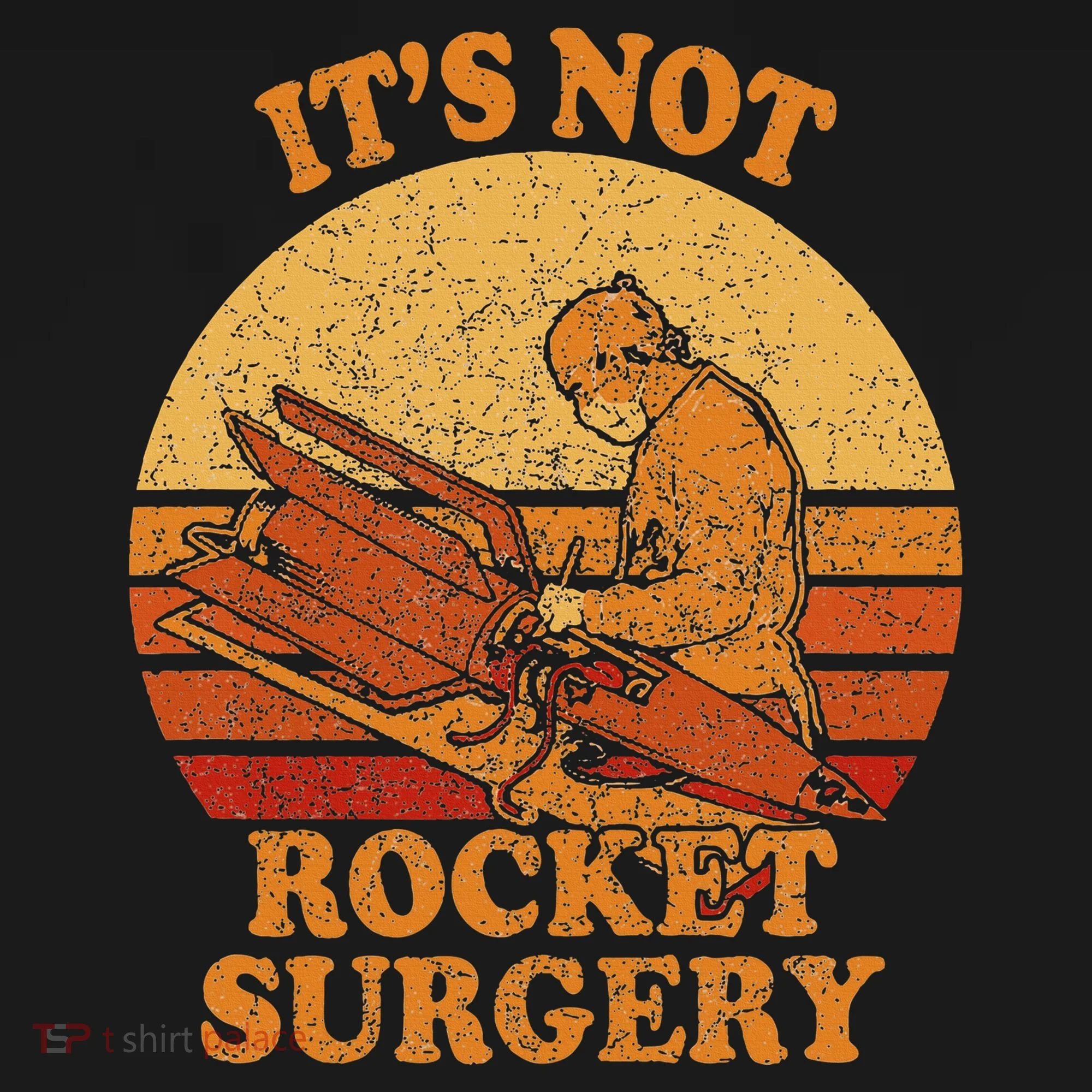 Its Not Rocket Surgery Retro Surgeon Rocket Scientist Coaster