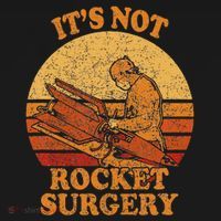Its Not Rocket Surgery Retro Surgeon Rocket Scientist Pajama Set thumb 2