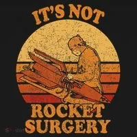 Its Not Rocket Surgery Retro Surgeon Rocket Scientist Women's Hoodie thumb 2