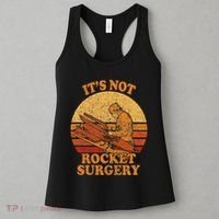 Its Not Rocket Surgery Retro Surgeon Rocket Scientist Women's Tank Top thumb 3