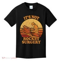 Its Not Rocket Surgery Retro Surgeon Rocket Scientist Kids T-Shirt thumb 0
