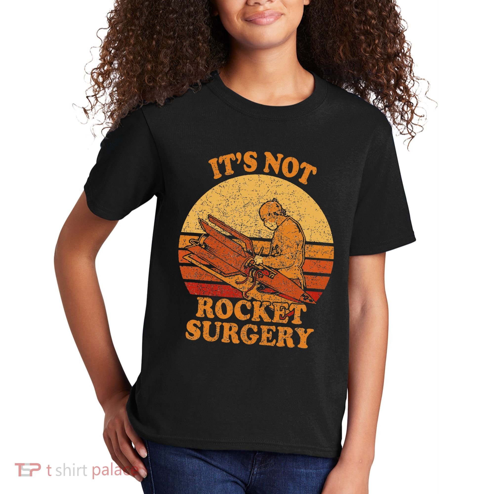 Its Not Rocket Surgery Retro Surgeon Rocket Scientist Kids T-Shirt