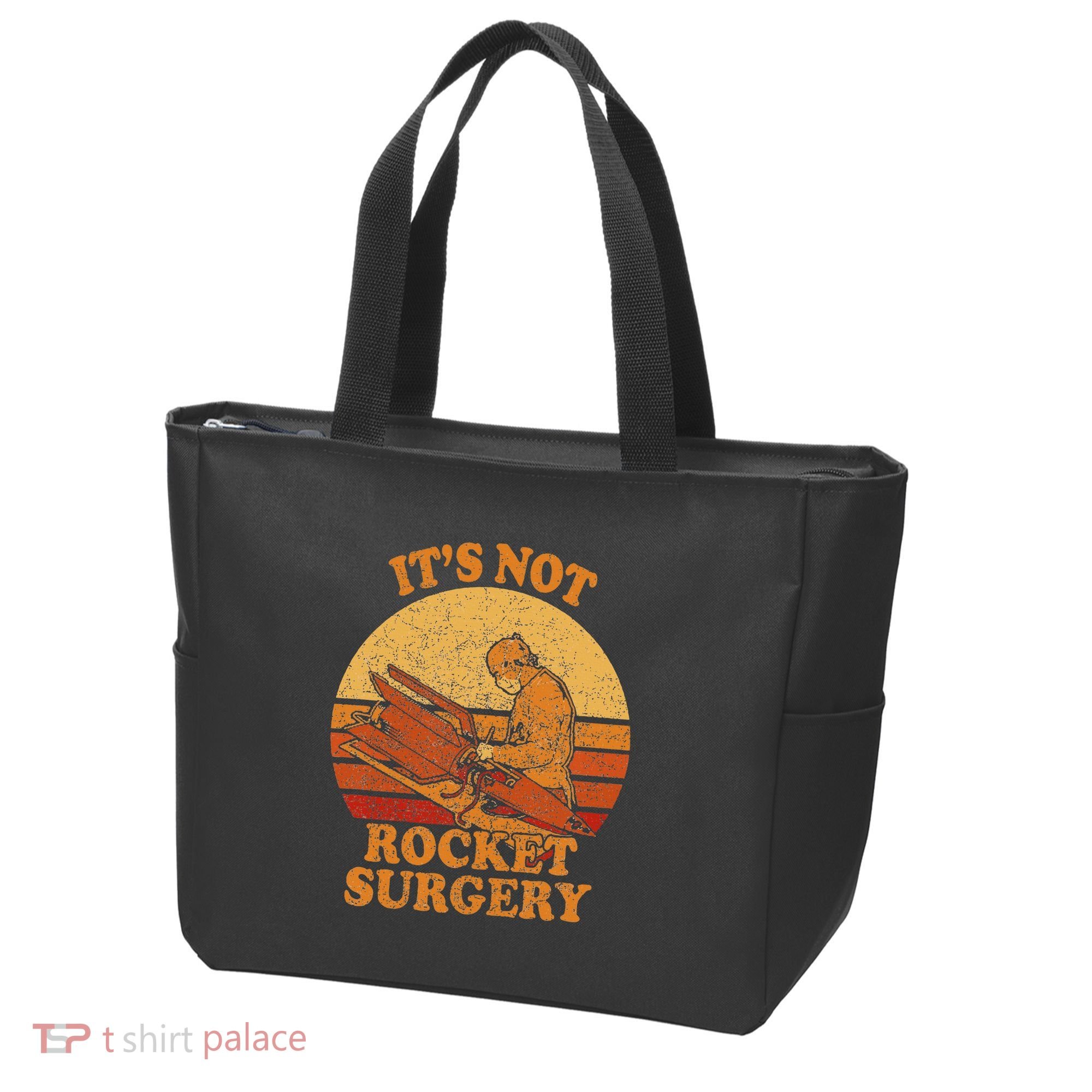 Its Not Rocket Surgery Retro Surgeon Rocket Scientist Tote Bag
