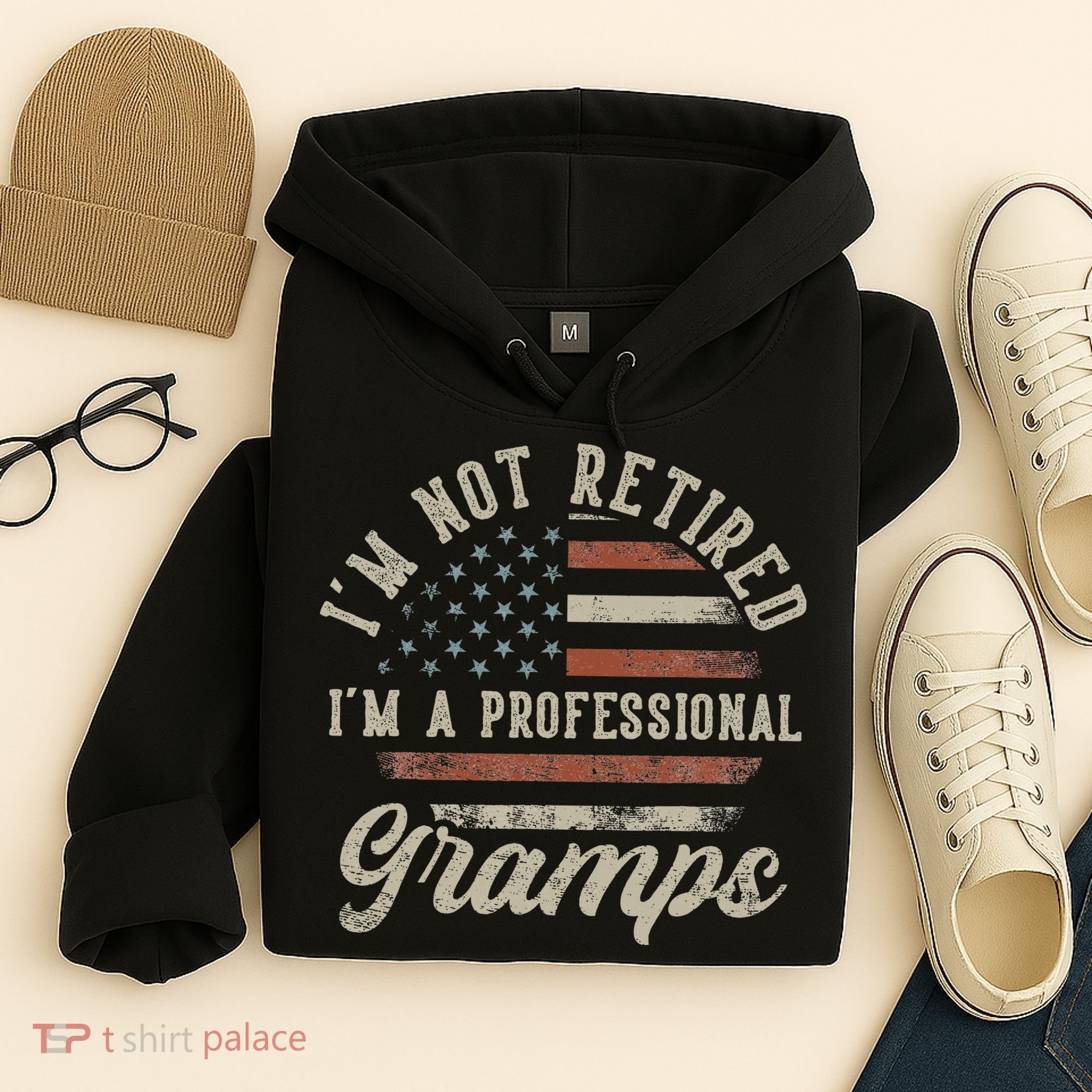 I'm Not Retired I'm A Professional Gramps Funny Retirement Hoodie