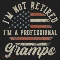 I'm Not Retired I'm A Professional Gramps Funny Retirement Beanie thumb 2