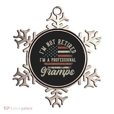 I'm Not Retired I'm A Professional Gramps Funny Retirement Ornament