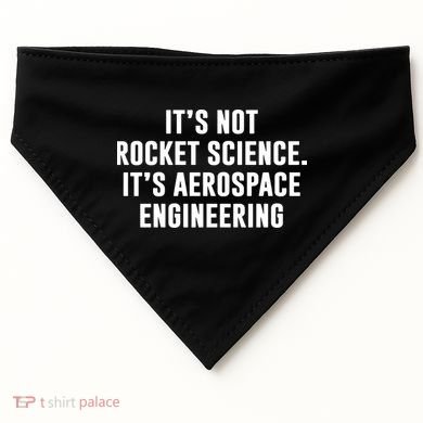It's Not Rocket Science It's Aerospace Engineering USA-Made Doggie Bandana