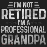 I'm Not Retired I'm A Professional Grandpa Cool Retirement Cute Gift Beanie thumb 2